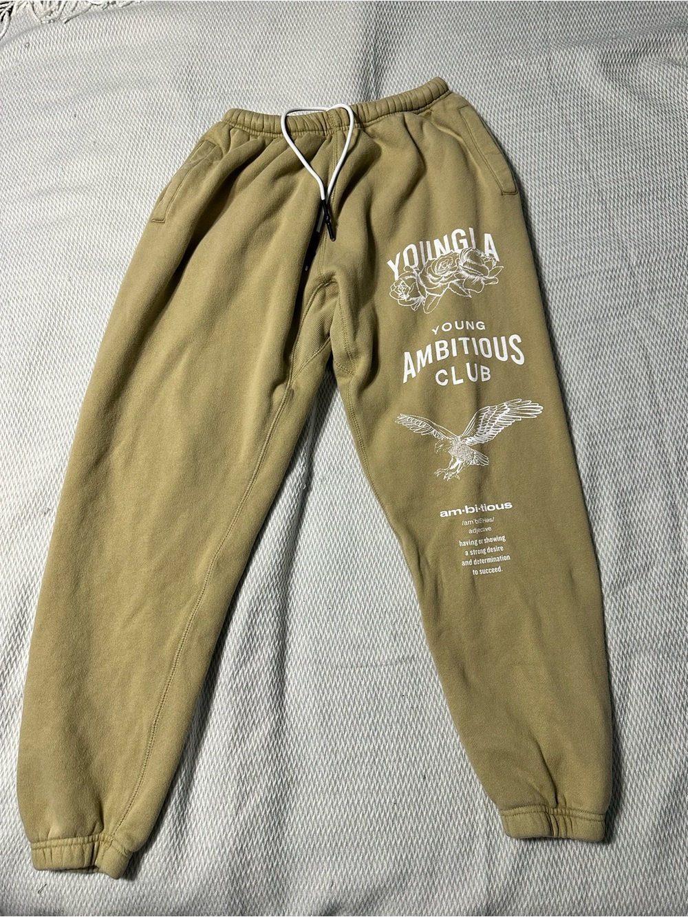YoungLA Olive Green Ambitious Club Joggers